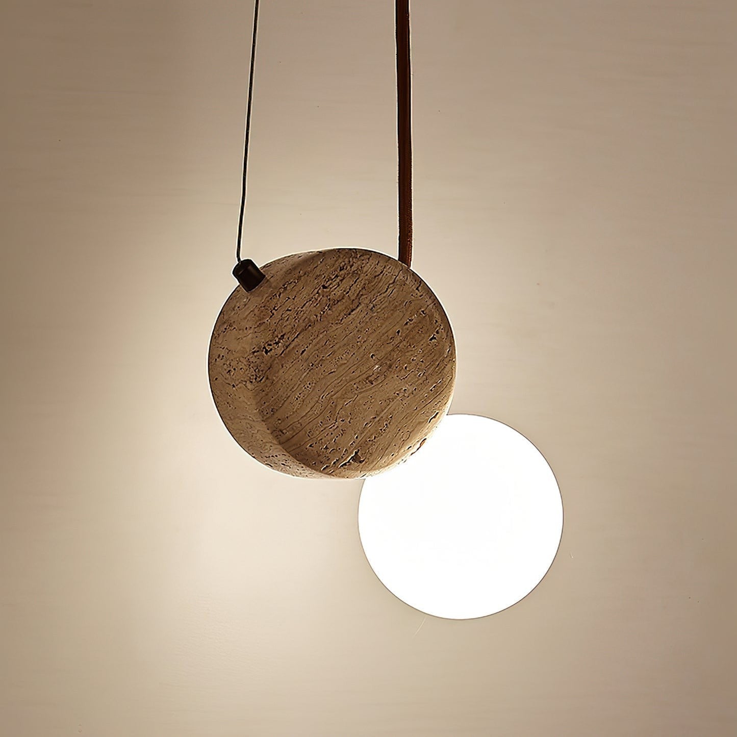 Solen Travertine Pendant Light